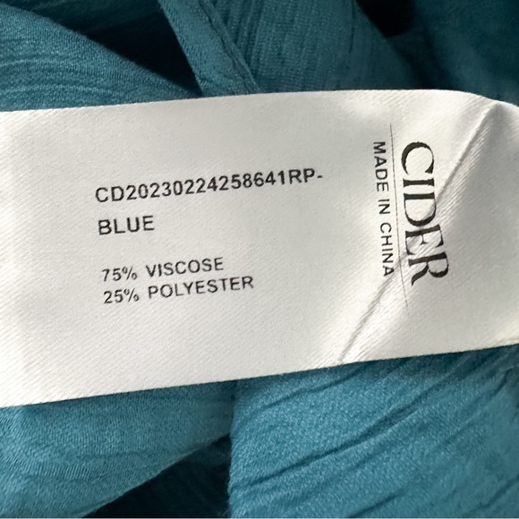 NWT•Cider•Blue Romper - Picture 9 of 11